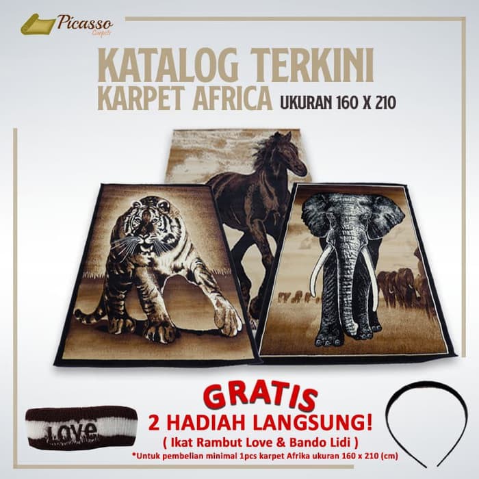 Katalog Terkini Karpet Moderno Exotic Uk 160x210 Termurah