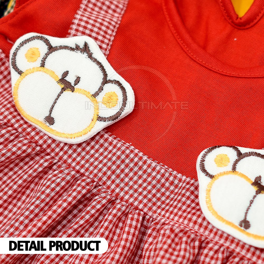 Baju Bayi Balita Dress  + Bandana Baju Dress Anak Perempuan TRS-114/TRS-115