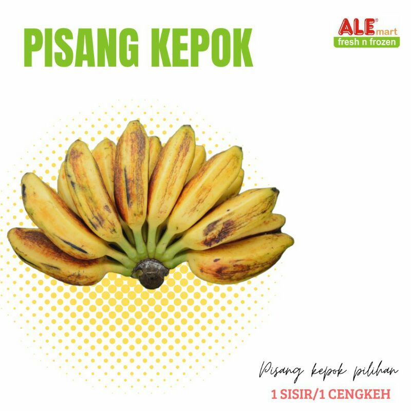 

Pisang kepok, pisang kepok 1 sisir, buah pisang kepok