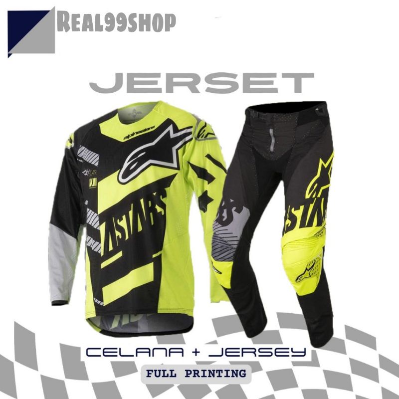 Set jersey celana cross trail Jerset motocross custom