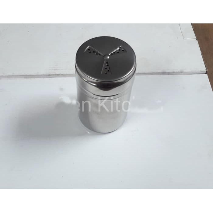 

Tempat Merica Lada stainless steel Bumbu Garam Besar DIAMETER 6.5CM