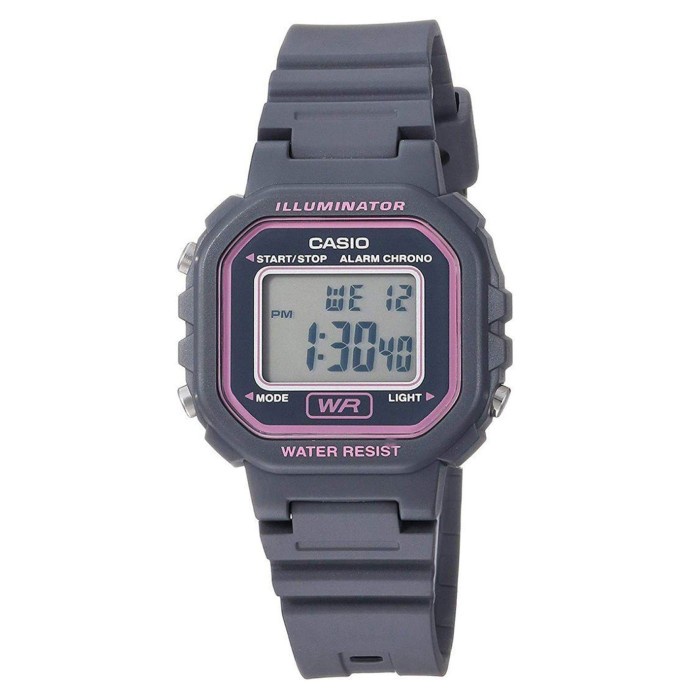 CASIO LA-20WH-8ADF - Jam Tangan Wanita - Mini Size - Abu-abu LA20WH