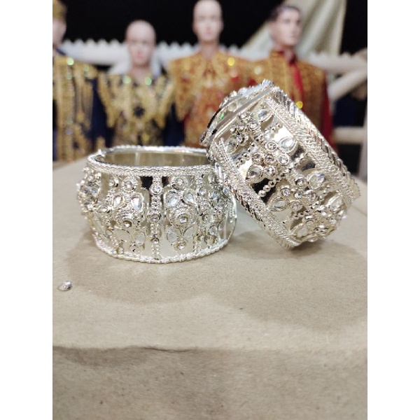 gelang penganten silver.