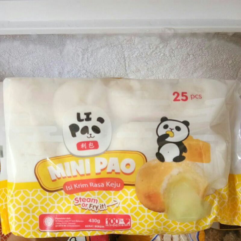 

Li Pao Bakpao Mini lembut Rasa Keju isi 25pcs