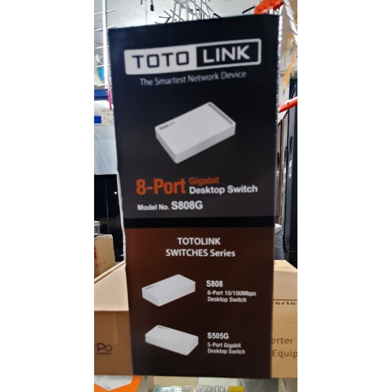 TOTOLINK S808G 8 PORT GIGABIT DESKTOP SWITCH