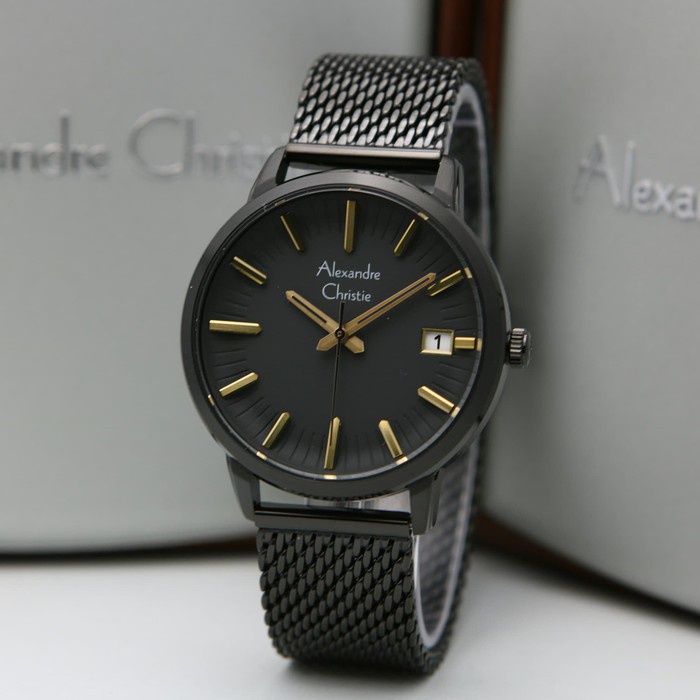 JAM TANGAN PRIA ALEXANDRE CHRISTIE AC 8640 RANTAI PASIR ORIGINAL GARANSI RESMI 1 TAHUN