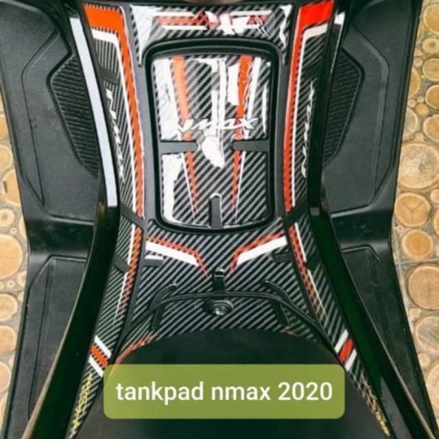 stiker tankpad new nmax 2020 carbon resin premium