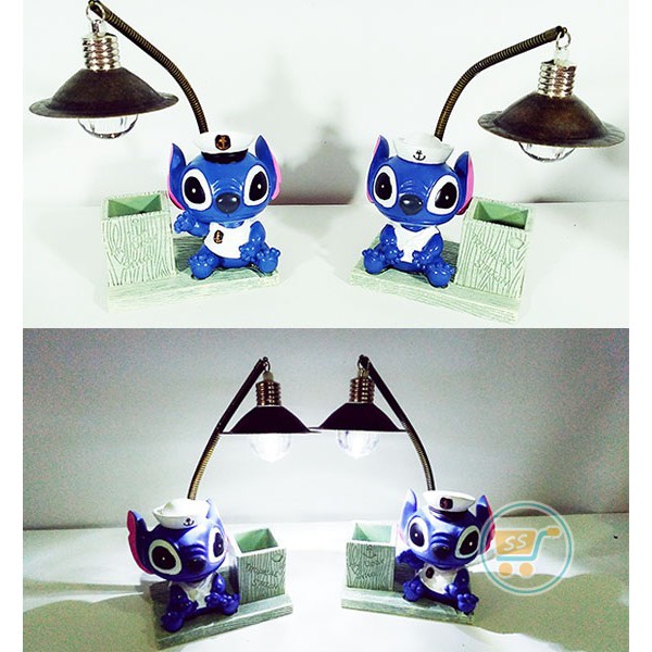 

LAMPU STITCH PEN STAND BOLPEN AKSESORIS LAMP HIAS MEJA HADIAH KADO UNIK