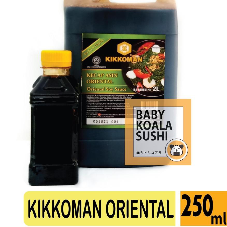 

Kirim Langsung KIKKOMAN Oriental Soy Sauce 250 ml Halal WF6.