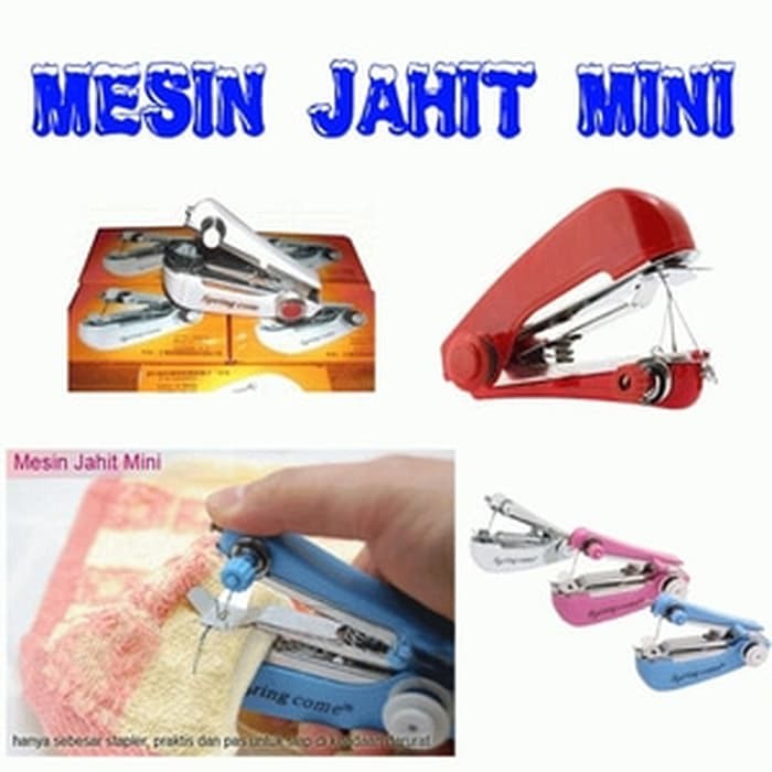 TERLARIS Mesin  Jahit  Tangan Mini  Stapless Baju Celana 