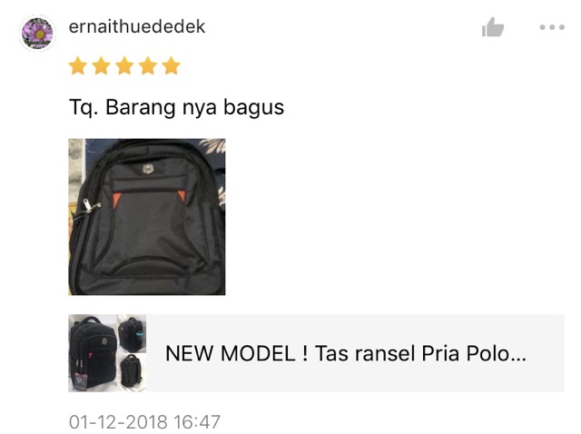 NEW MODEL ! Tas ransel Pria Polo Global 9424 black / tas punggung / backpack / ransel tas / tas2