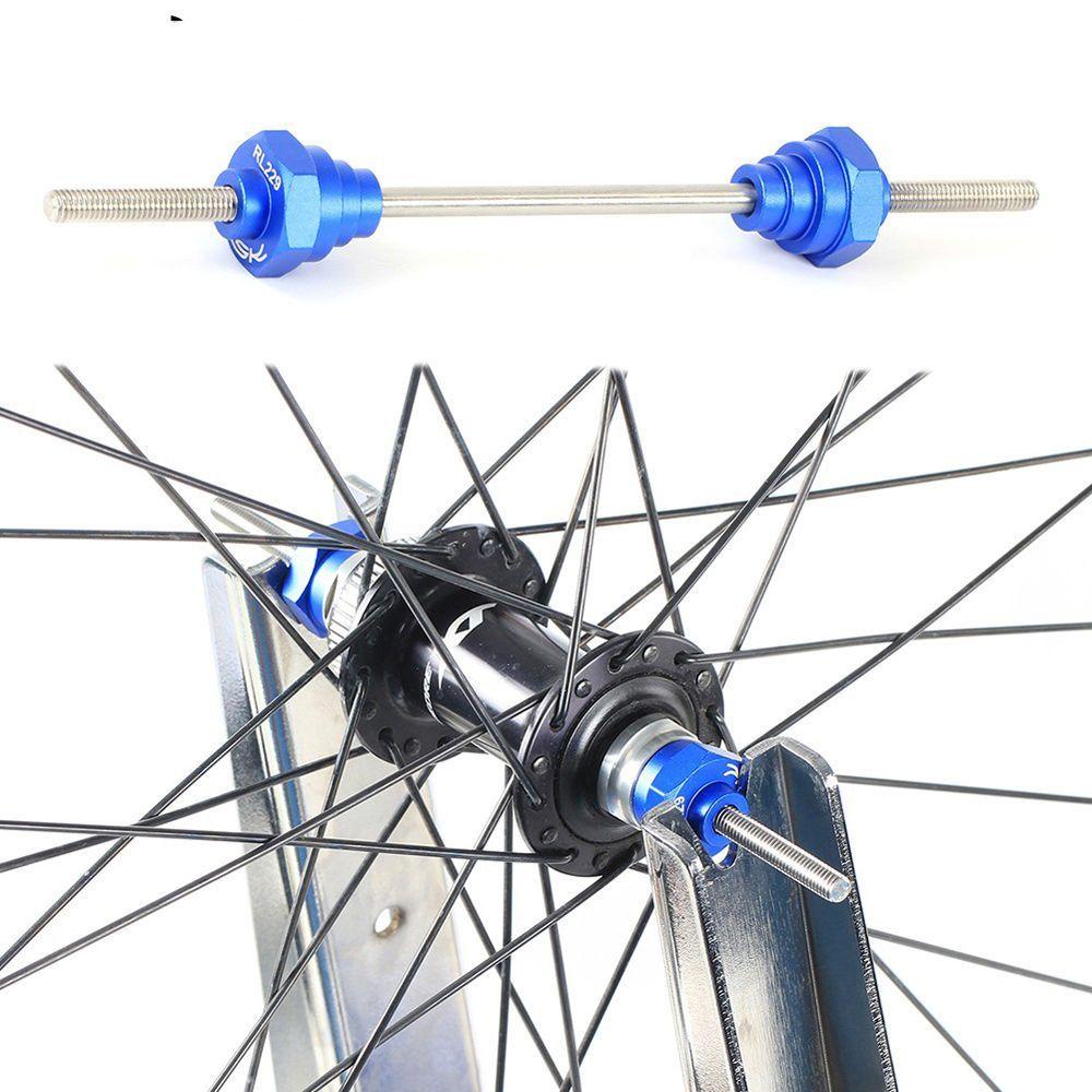 Lanfy Sepeda Roda Melalui As Adaptor Aksesoris Sepeda RL229 Dengan 200mm Fix Rod Cycling Fix Aksesoris Roda Truing Stand Adapter Tuning Table Converter