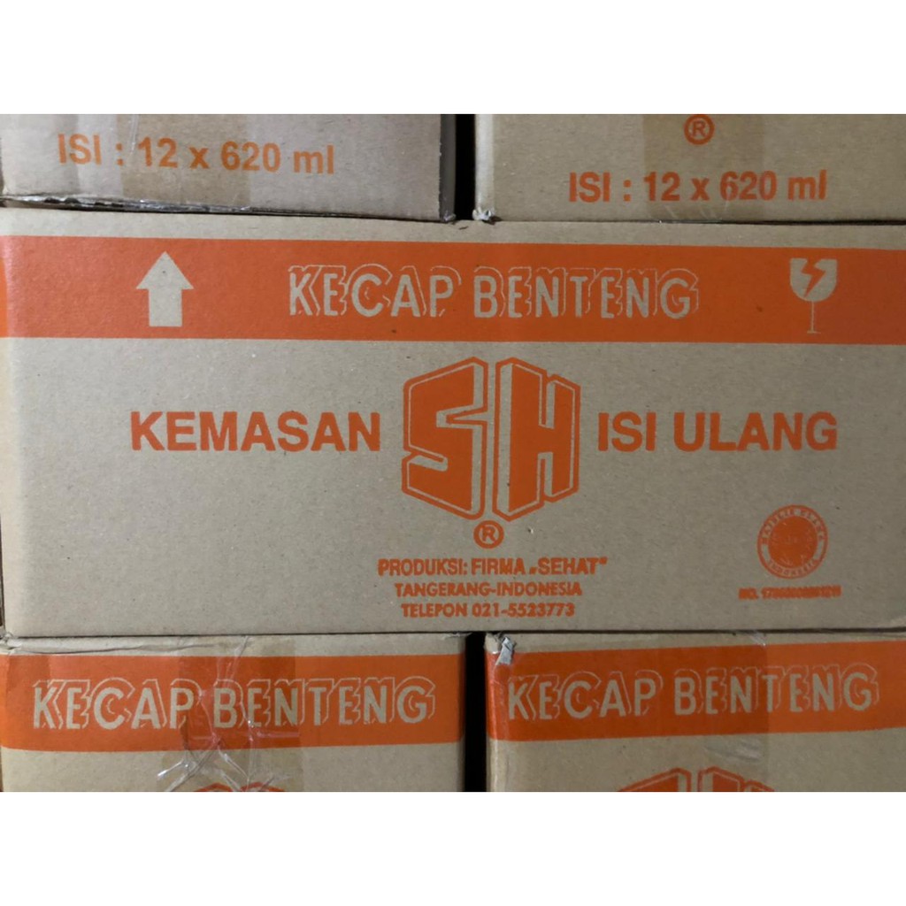 

Kecap Benteng SH Kemasan Refill 620ml (1 dus isi 12 pcs @620ml)