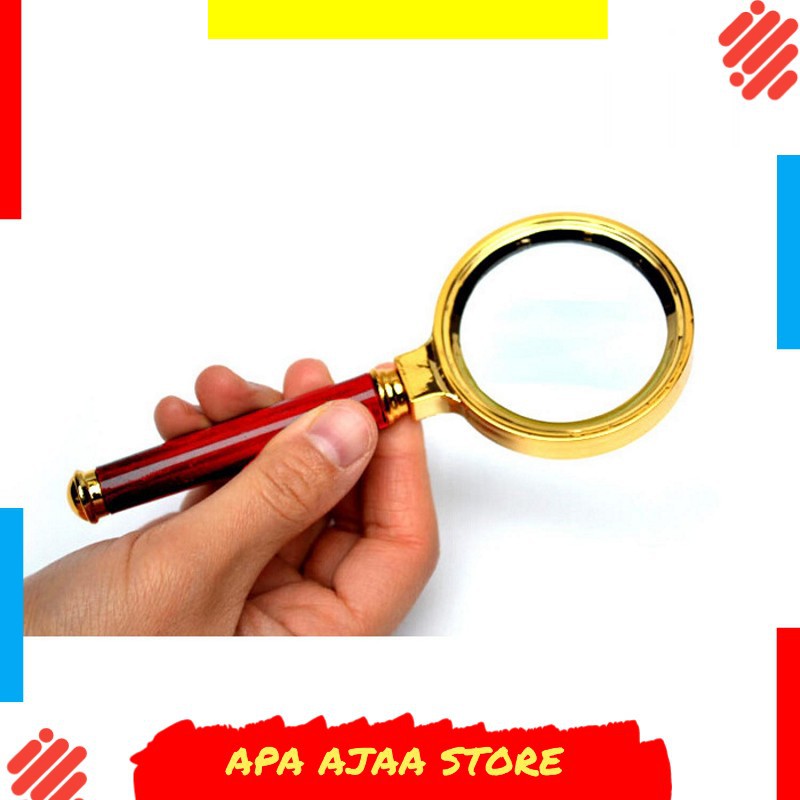 Termurah ! Handheld Magnifying Hand Lens Magnifier / Kaca Pembesar 60mm