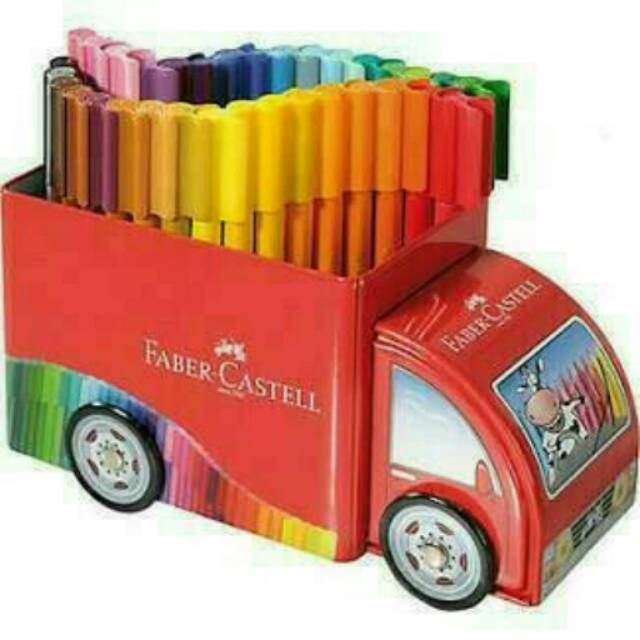 

Connector Pen Truck Faber Castell 33 Warna Truck Tin Case Faber