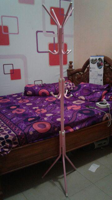 [disiniaja] Stand Hanger / Gantungan Tiang Berdiri / Hanger Gantungan Baju Dan Tas