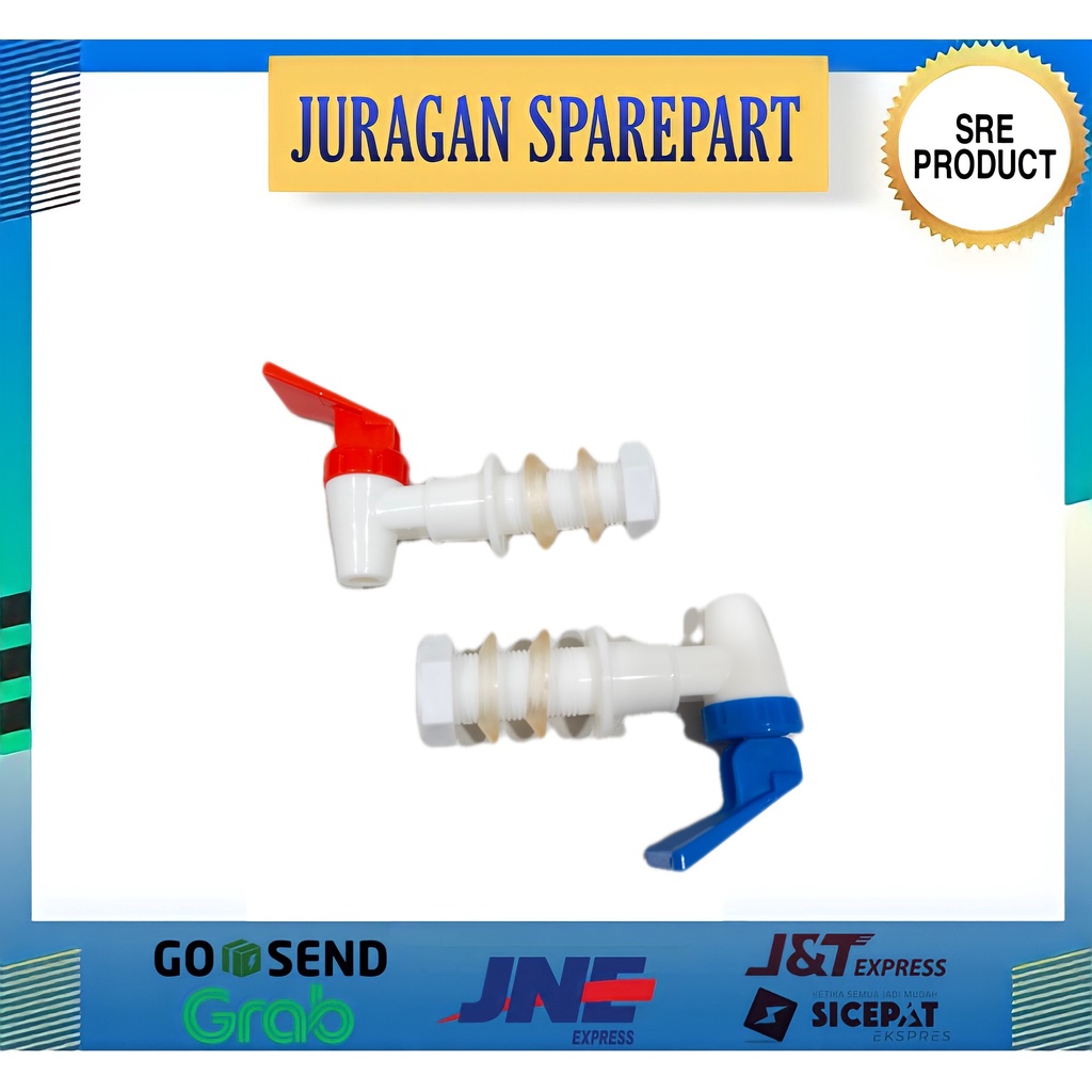 Keran Guci / Keran Air Minum / Pencetak Galon Aqua Bahan Tebal + Seal 2pcs