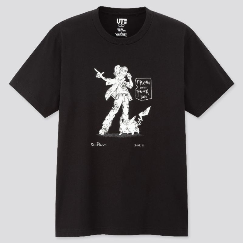 kaos uniqlo pokemon unisex t-shirt ut pikachu series(full tag & label)-01