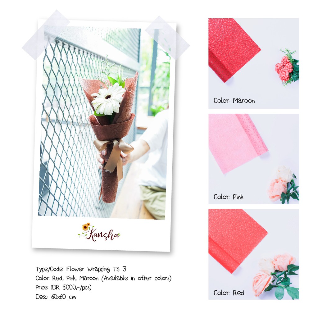 

TOKO ANQA-Flower Wrapping Star Emboss (lembaran)