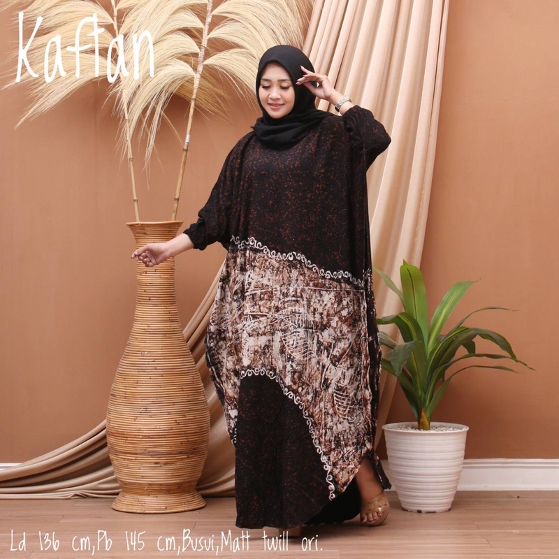 Gamis kaftan jumbo madonga kekinian