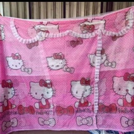 Kelambu Kotak Hello Kitty Super Jumbo 220x200