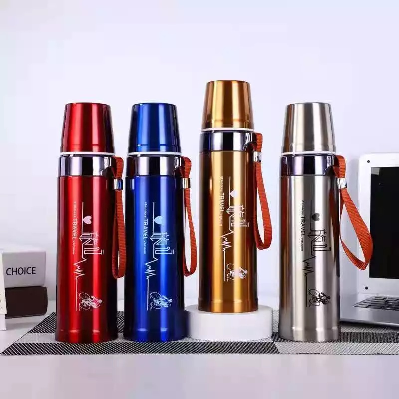 TERMOS TRAVEL 750ML/ BOTOL MINUM VACUUM FLASK STAINLESS 750 ML