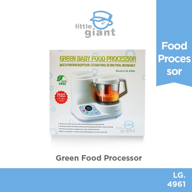 Little Giant Green Food Processor LG4961 - Steam Blender