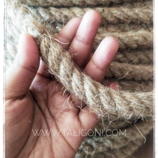 Tali tambang goni 12mm meteran tali kerek bangunan