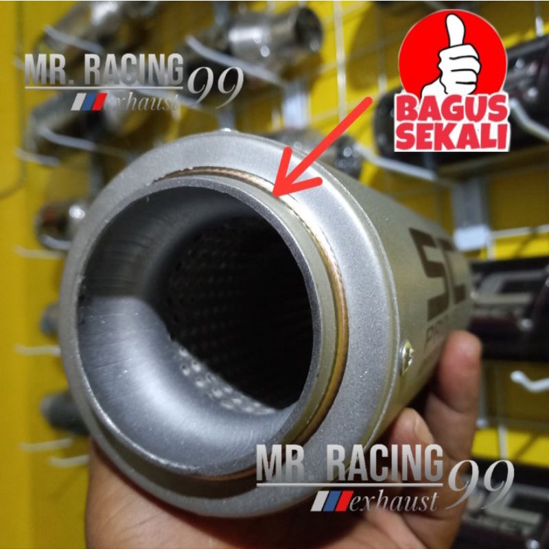 Knalpot SC PROJECT Sandblasting - SC Carbon - SC Titan  - SC Carbon Blue - SC DOFF - SC Rainbow Silincer Only Cbr150 - Ninja250 - Ninja Zx25rr - R25  - CB150 - CBR250RR - R15 - Vixion - Xabre -MX KING - Beat - Scoopy -Vario  - Nmax - Aerox -  Satria-1