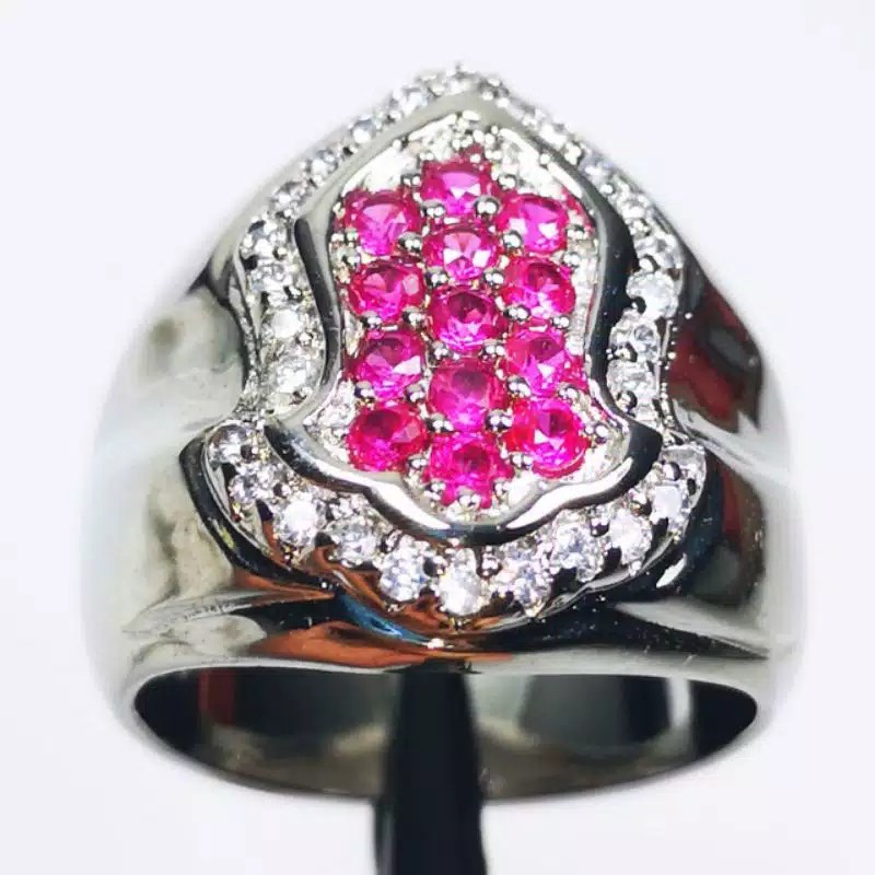 BATU CINCIN  RUBY ASLI MODEL TROMPAH