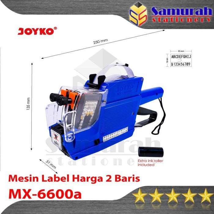 

[Cod] Alat Label Harga Joyko Mx-6600A 2 Baris / Tag Price Labeller 2 Line