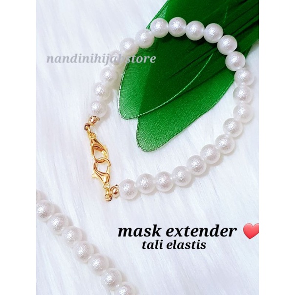 KONEKTOR MASKER HIJAB / KONEKTOR MASKER / TALI MASKER / KONEKTOR MASKER CEKO PUTIH
