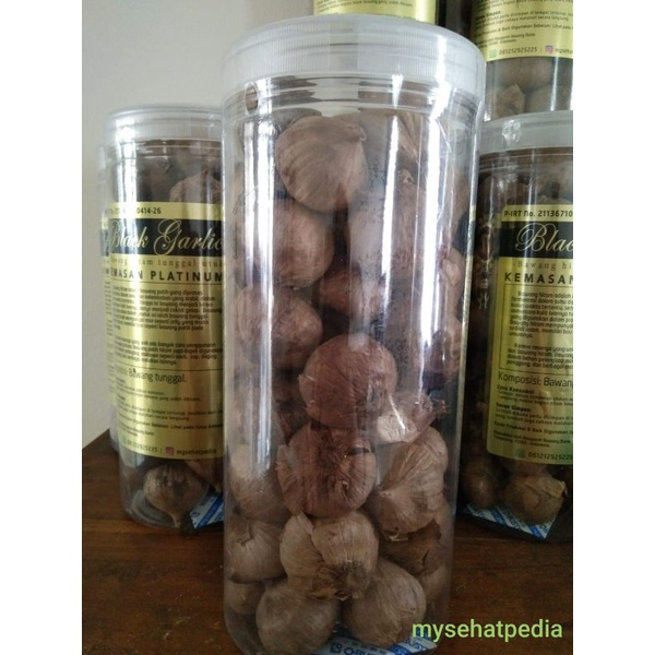 BLACK GARLIC BAWANG HITAM TUNGGAL PLATINUM 500GR