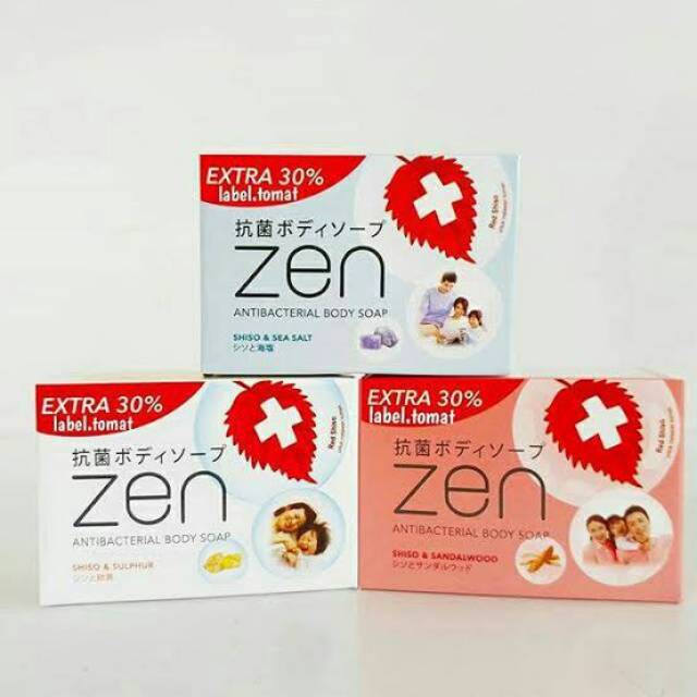 ★ BB ★ Zen Anti bacterial Bar Soap | Sabun Mandi | Sabun Kesehatan | Sabun Batang | Sabun Zen 80gr