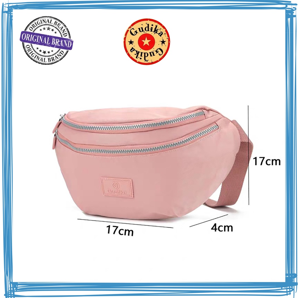 Tas GUDIKA Original Waterproof 5154 / Tas Waistbag / Boombag / Tas Pinggang / Selempang Dada / Bag