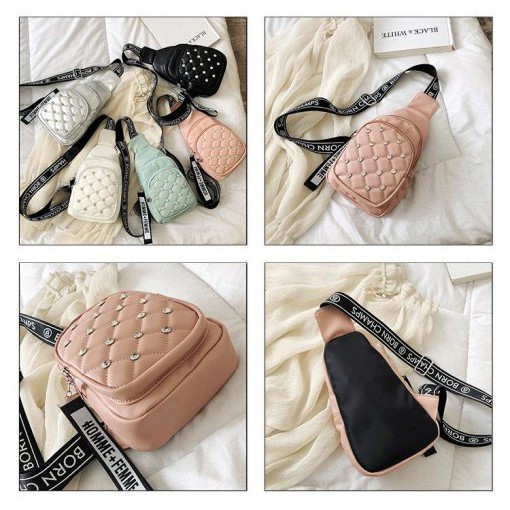 Q2el113tim3055oo1636bq2501 Tas Selempang Depan Trendy Fashion Wanita Cantik Shopee Indonesia