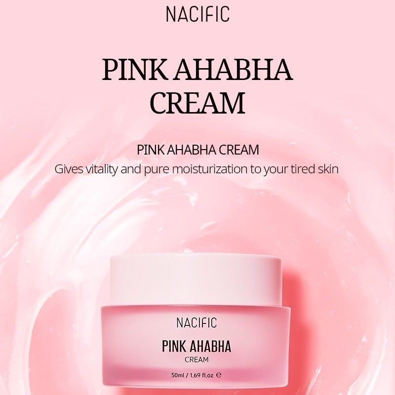 nacific pink aha bha cream 50ml nacific original aha bha