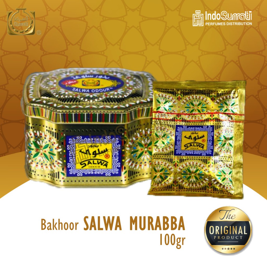 Bakhoor SALWA MURABBA ODOUR 100GR | Bukhur Buhur Bakhor Arab Salwa by Surrati Perfume