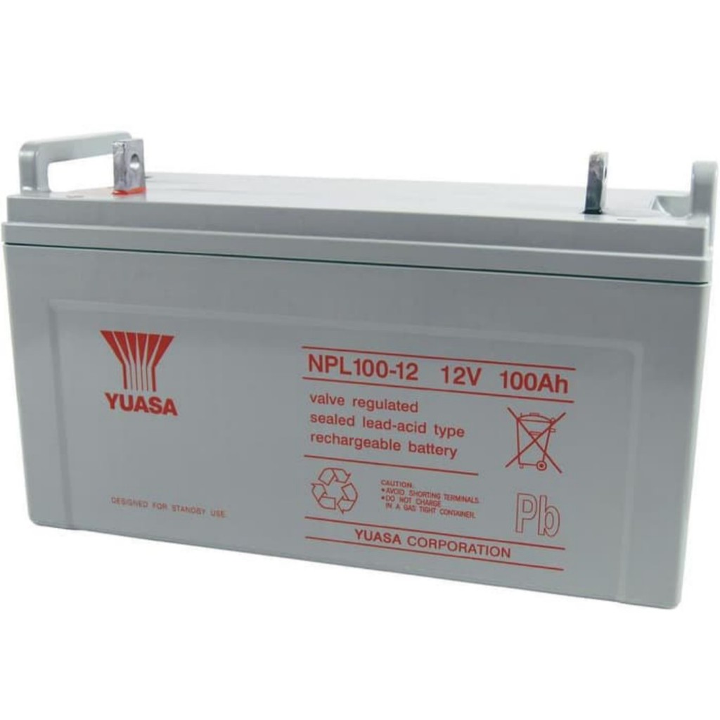 Aki Kering Yuasa NP100-12 Baterai Kering Yuasa 12v 100ah 12 v 100 ah