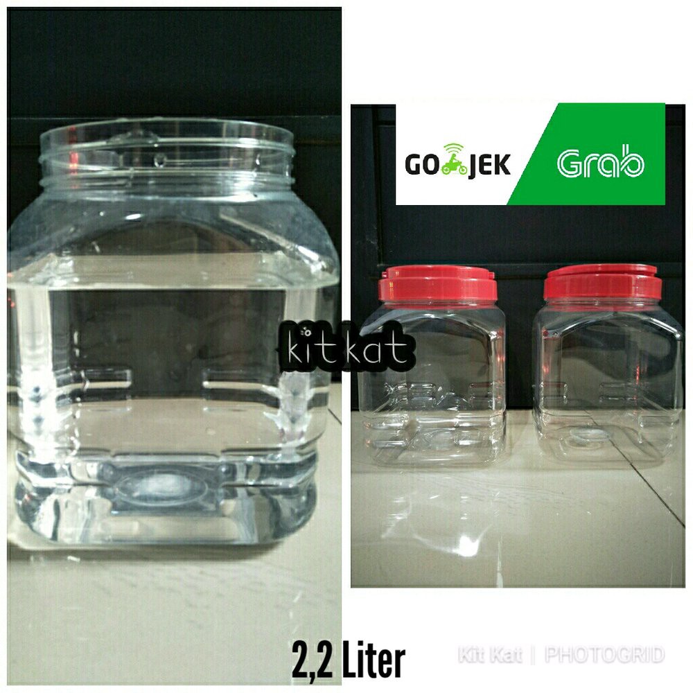 Toples Kotak Buat Ikan Cupang Snack Dll 2 Liter Limited