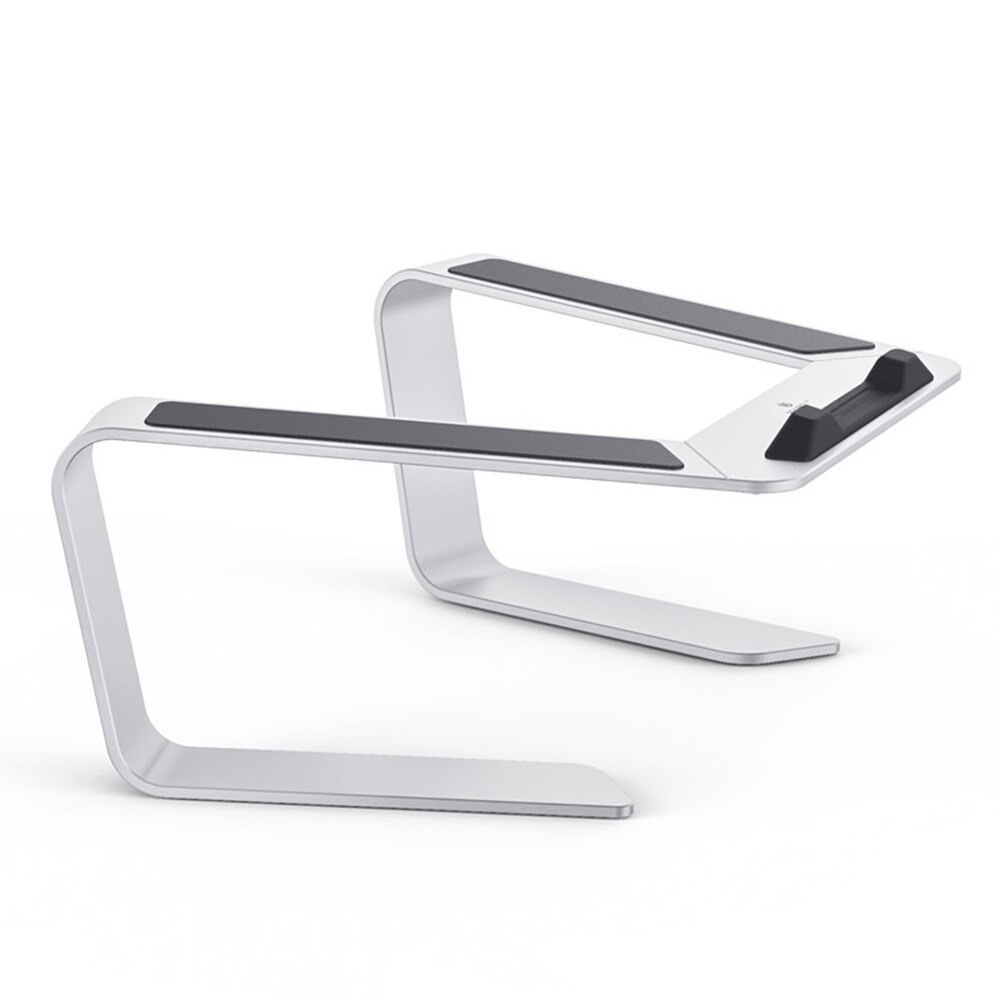 Ergonomic Laptop Stand Holder Aluminium - P49 - Silver