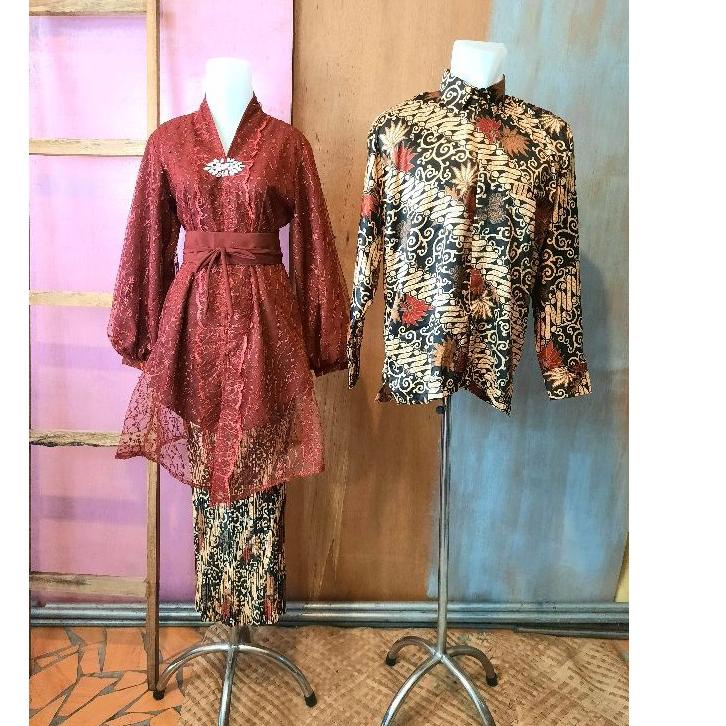 Terbaik.. COUPLE NURHALIZA DAN NURBAYA TUNIK MARUN