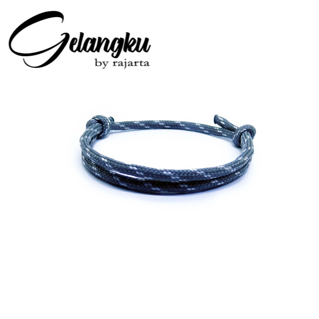 7.7 BIG SALE Gelang Paracord 7 Strand 4Mm Model Simpel