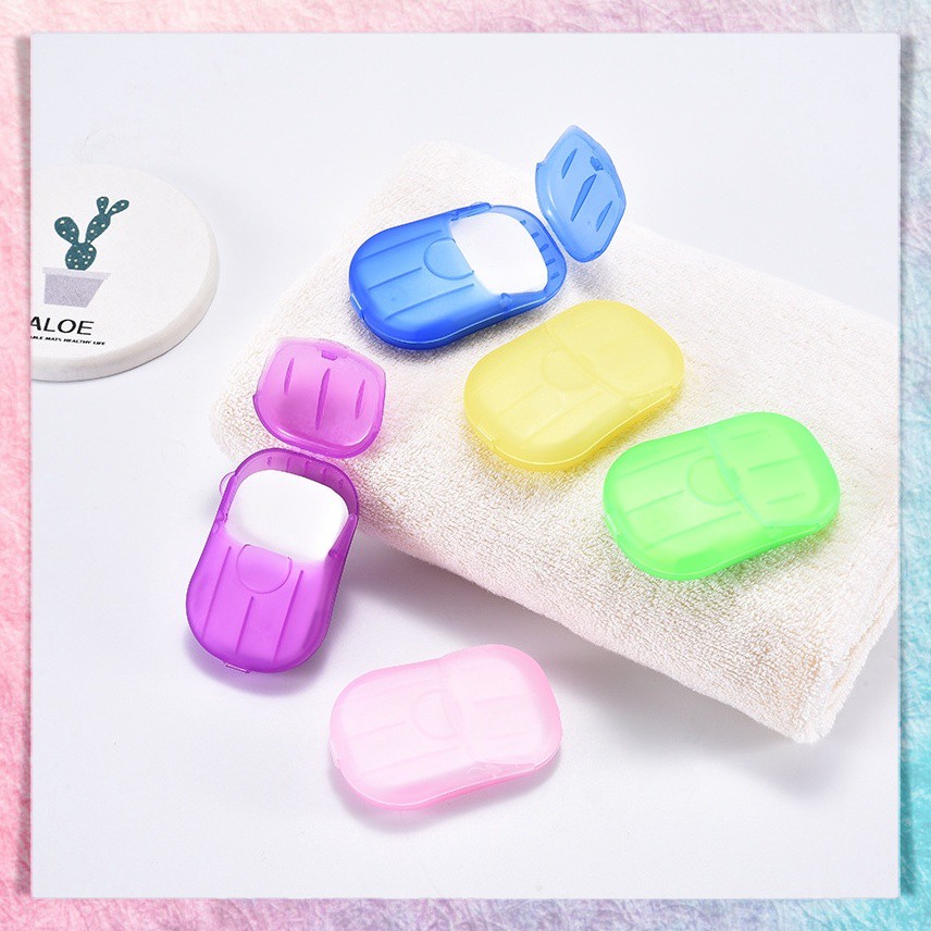 Sabun Cuci Tangan Kertas Mini Travel Disposable Paper Hand Soap | Sabun Tangan | Sabun Kertas