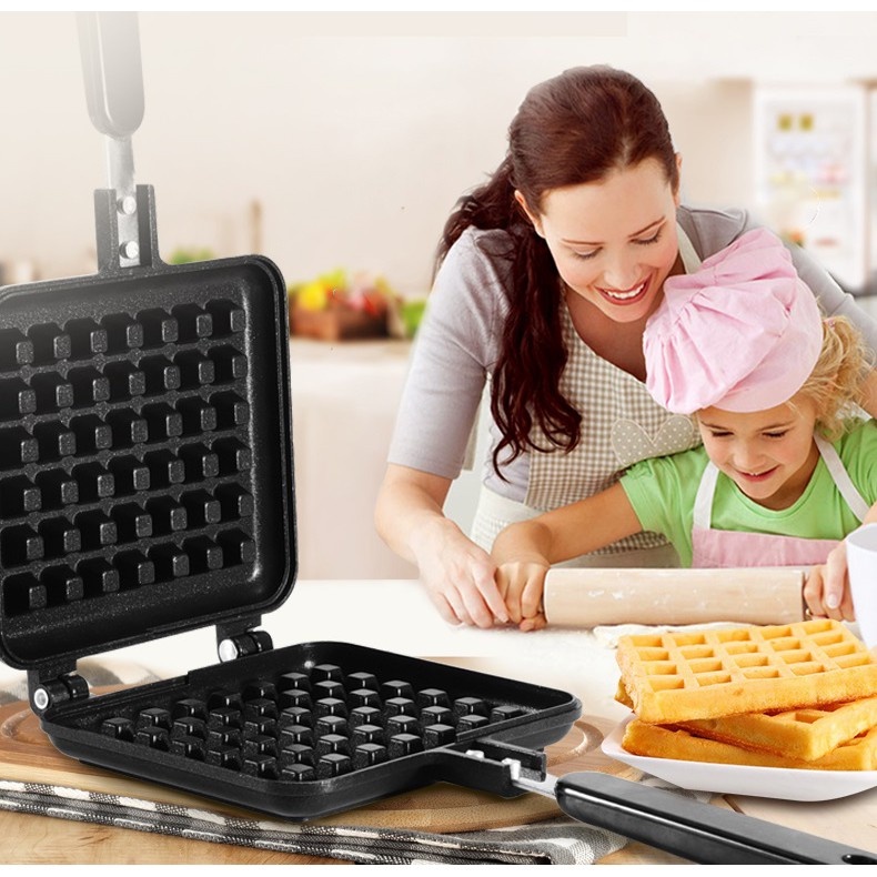 Cetakan Waffle Maker Waffle Anti Lengket Non Stick Highest Quality ( cetakan kue wafel )