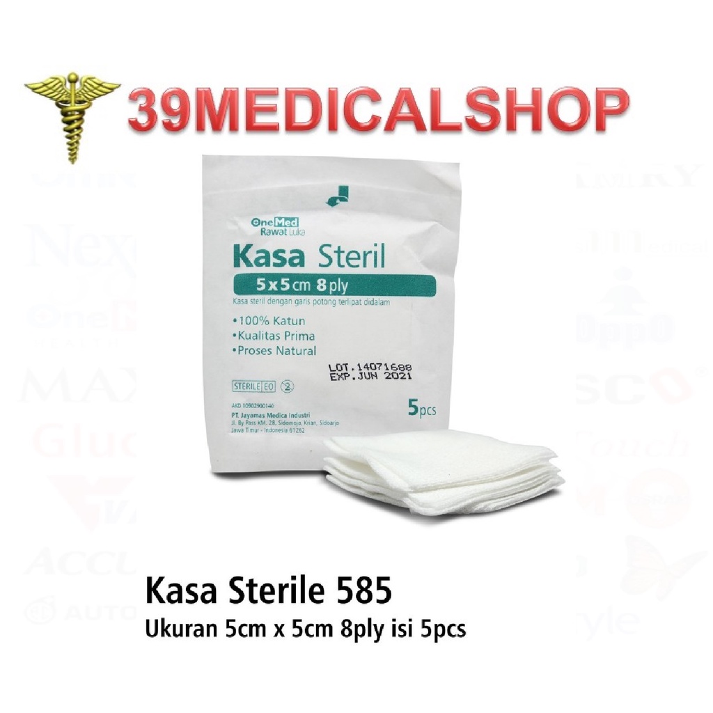 KASSA STERIL 585 - KASA STERIL 5 X 5 CM ONEMED