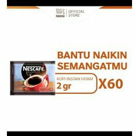 

Nescafe Classic kopi instant hitam 2g x 60 sachet