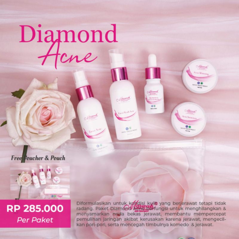 Marwah Skincare Paket Diamond Acne Original