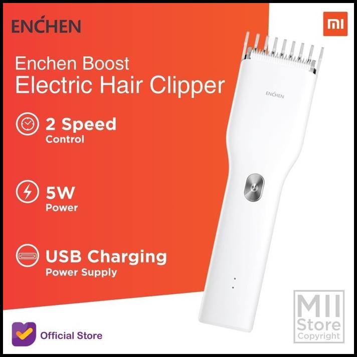 Enchen Boost Electric Hair Clipper Ceramic Trimmer