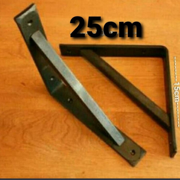 rak siku besi papan ambalan untuk papan lebar 25 dan 30cm